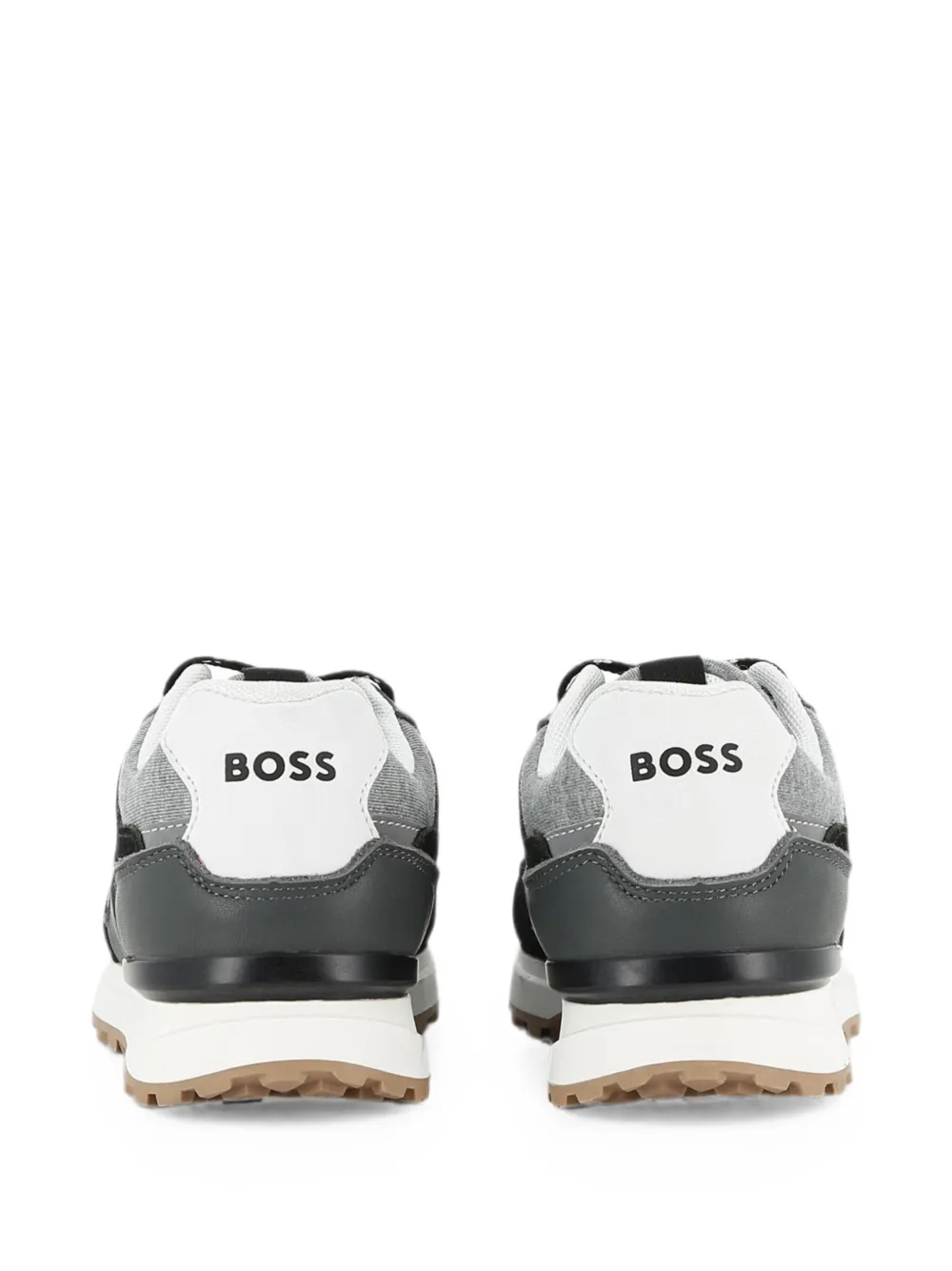 BOSS Kidswear Sneakers met logoprint Zwart