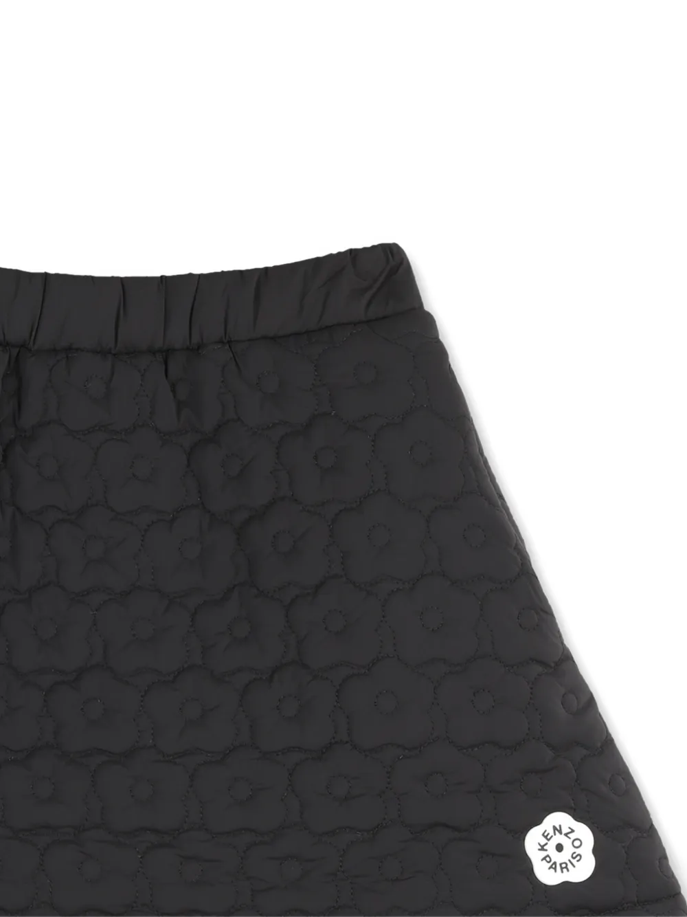 Kenzo Kids Boke Flower gewatteerde rok Zwart
