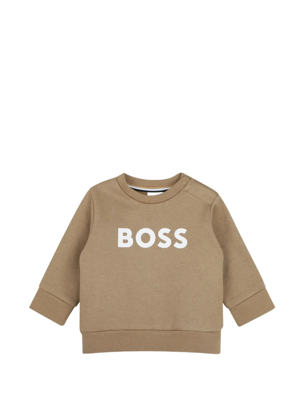 BOSS Kidswear Felpa con stampa logo - Toni neutri