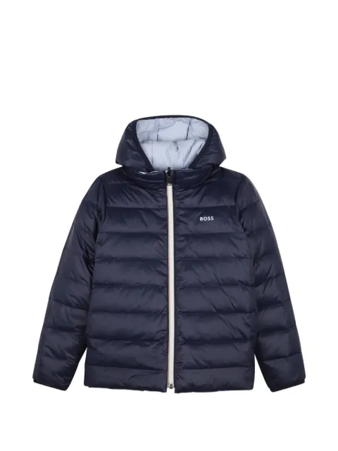 BOSS Kidswear reversible padded jacket