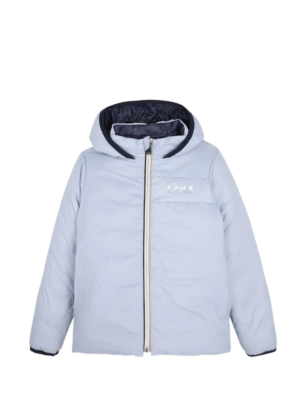 BOSS Kidswear Omkeerbaar jack Blauw