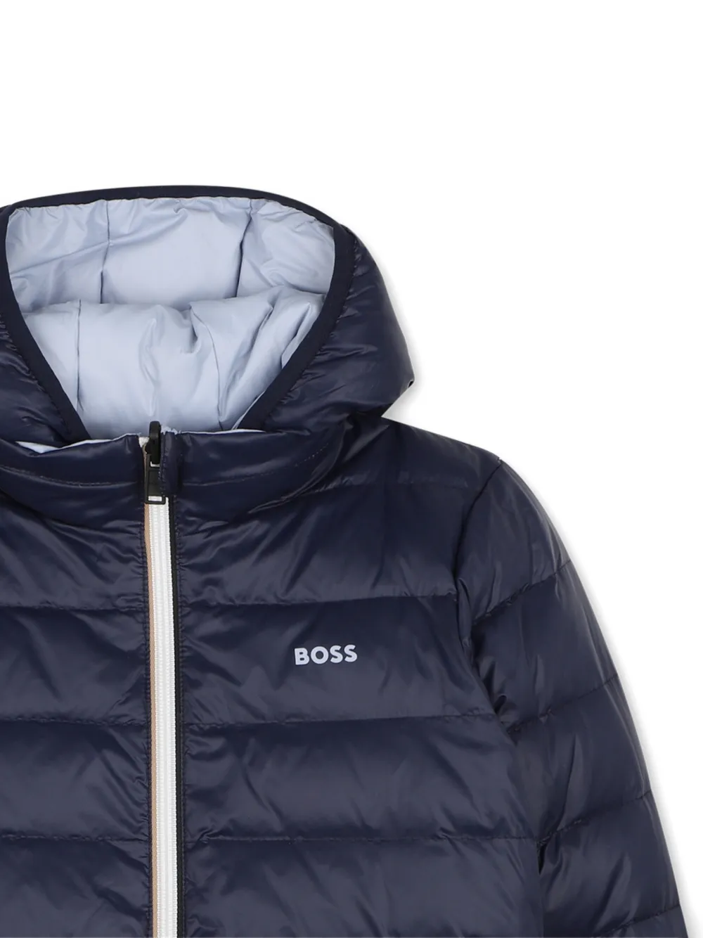 BOSS Kidswear Omkeerbaar jack Blauw