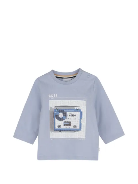 BOSS Kidswear graphic-print long-sleeved T-shirt