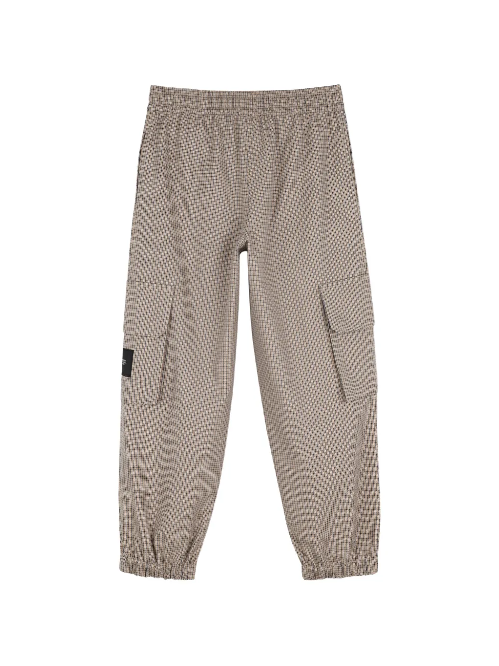Marc Jacobs Kids Geruite cargo broek Beige