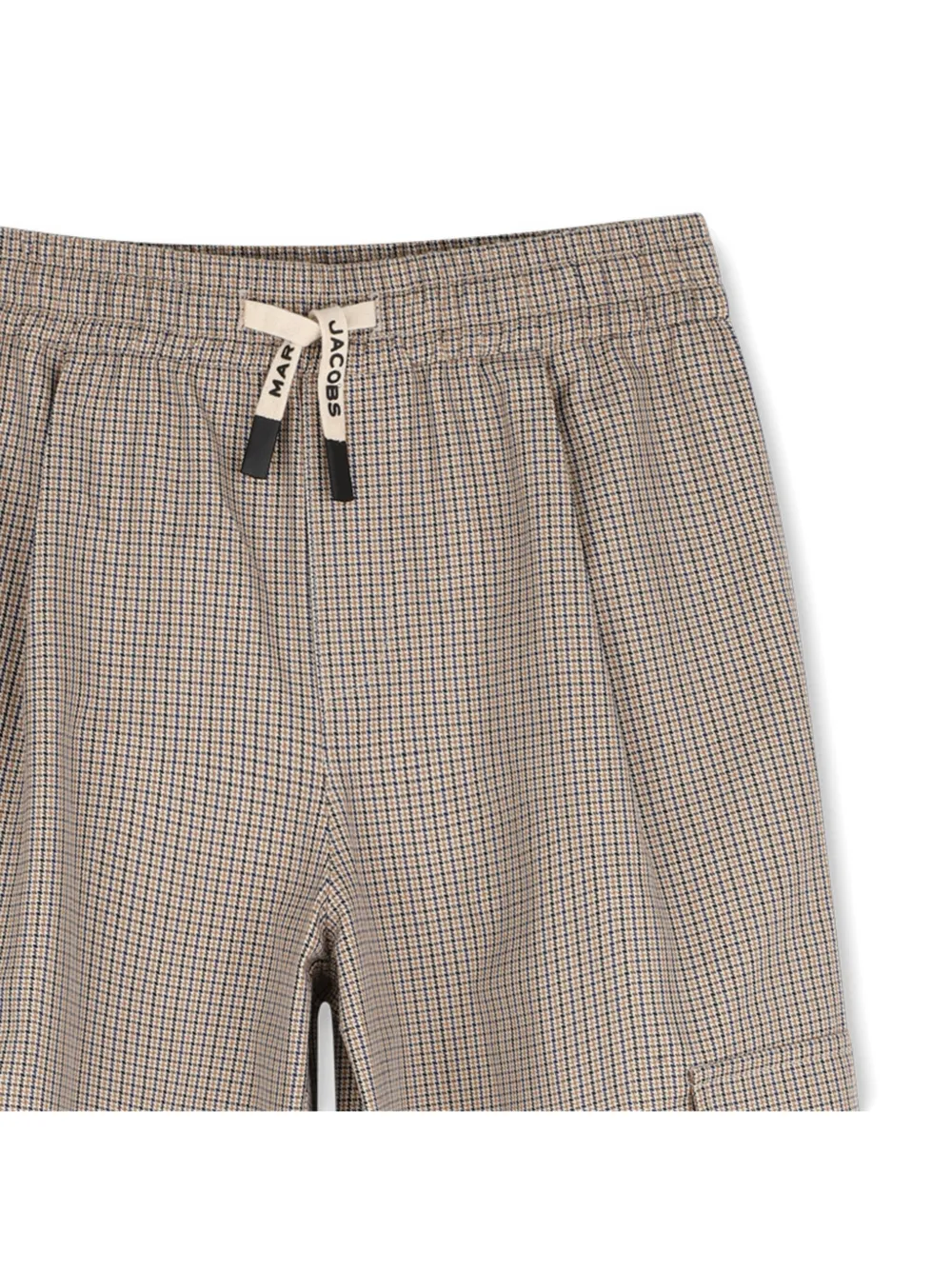 Marc Jacobs Kids Geruite cargo broek Beige