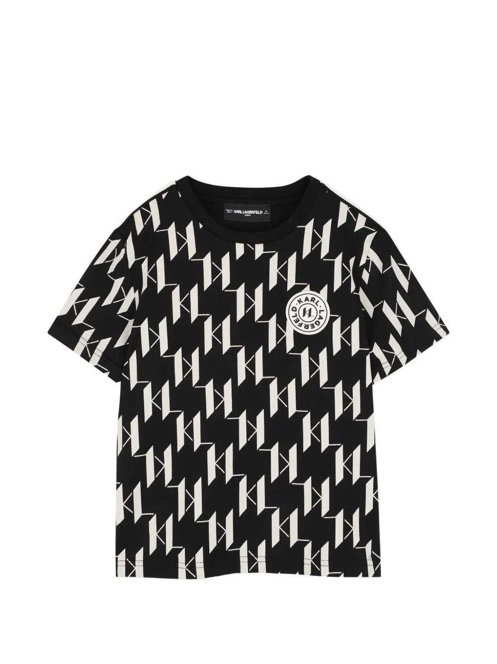 Karl Lagerfeld Kids T-shirt con stampa - Nero