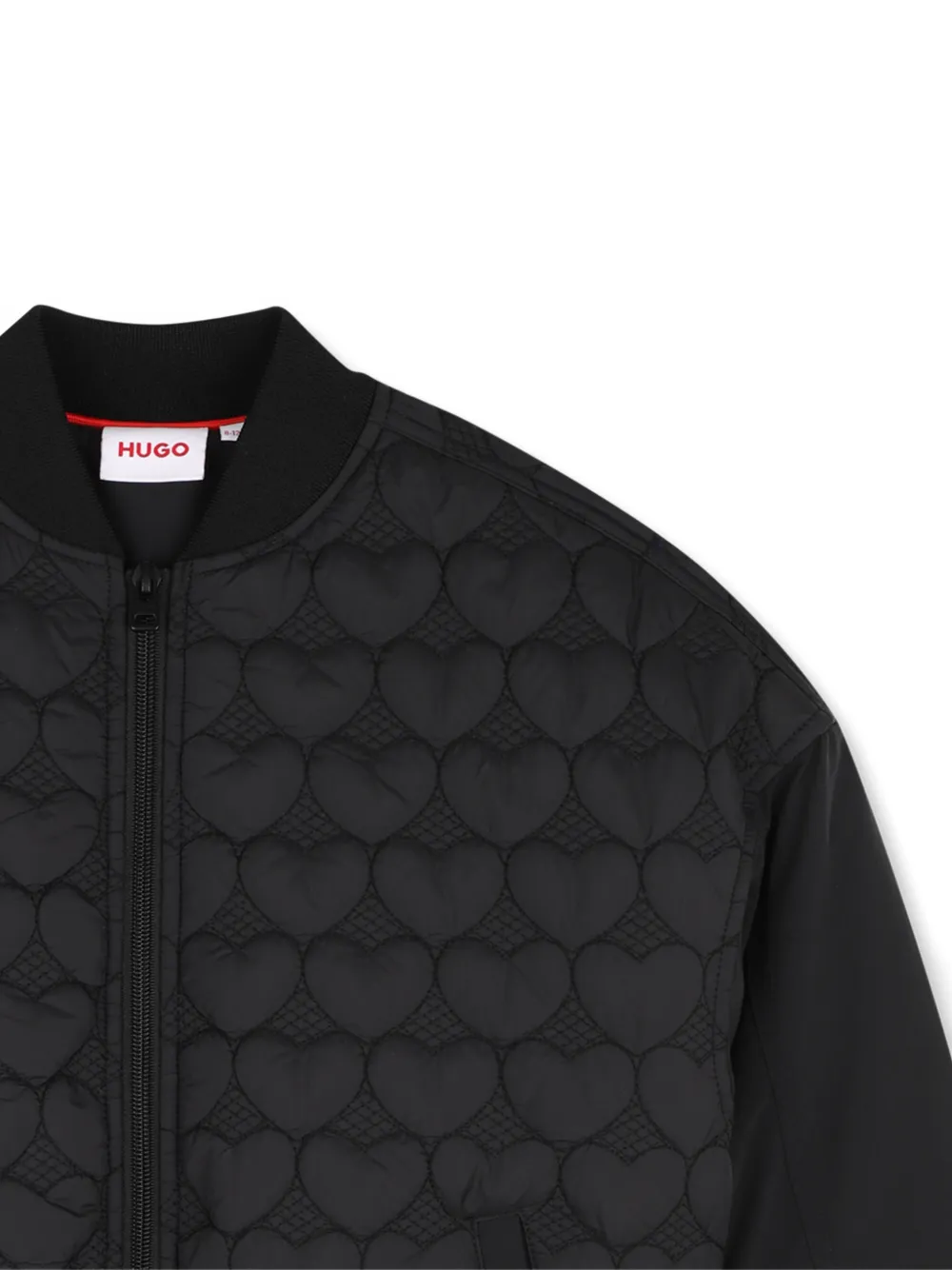 HUGO KIDS Bomberjack met hart Zwart