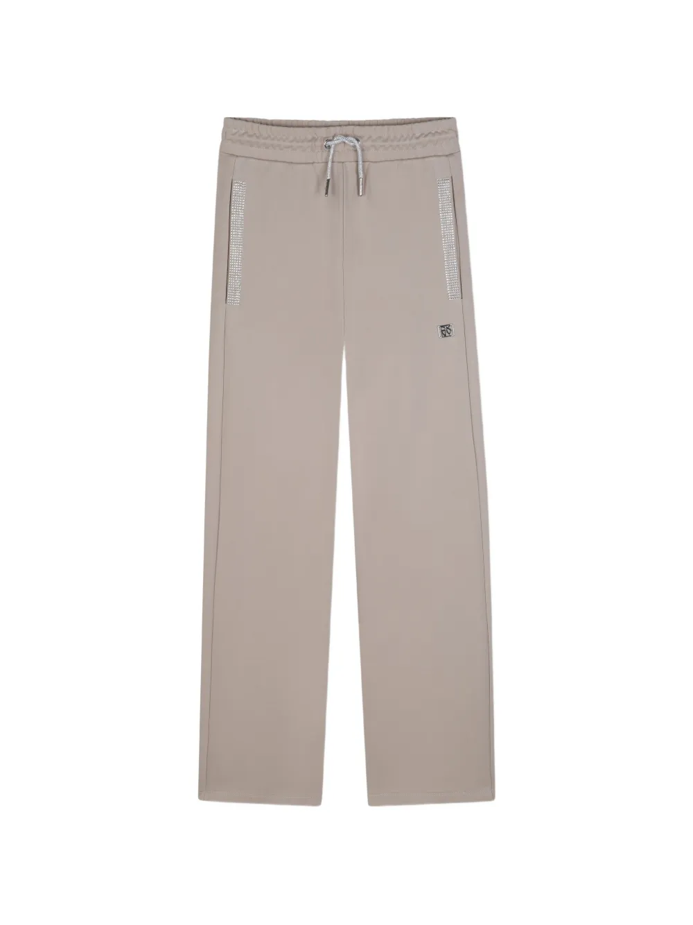 Dkny Kids crystal-embellished drawstring track pants - Neutrals