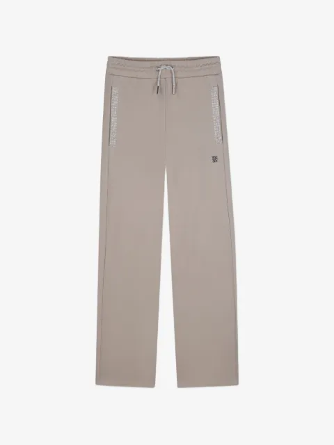 Dkny Kids pants con cordones en la pretina y detalle de cristales