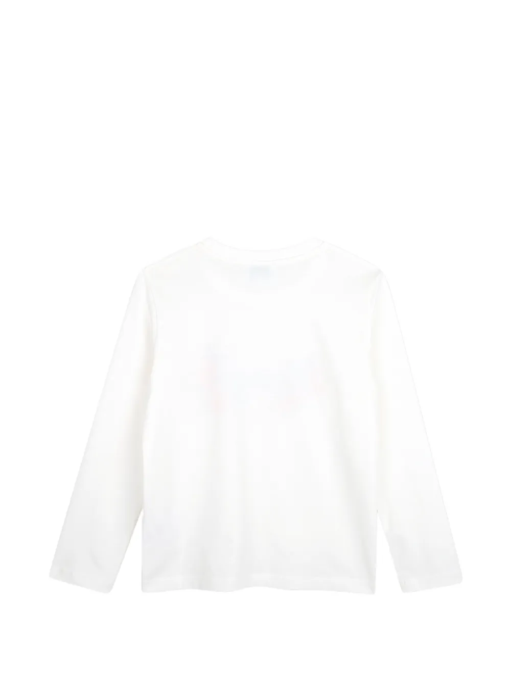 Kenzo Kids T-shirt met bloemenprint Wit