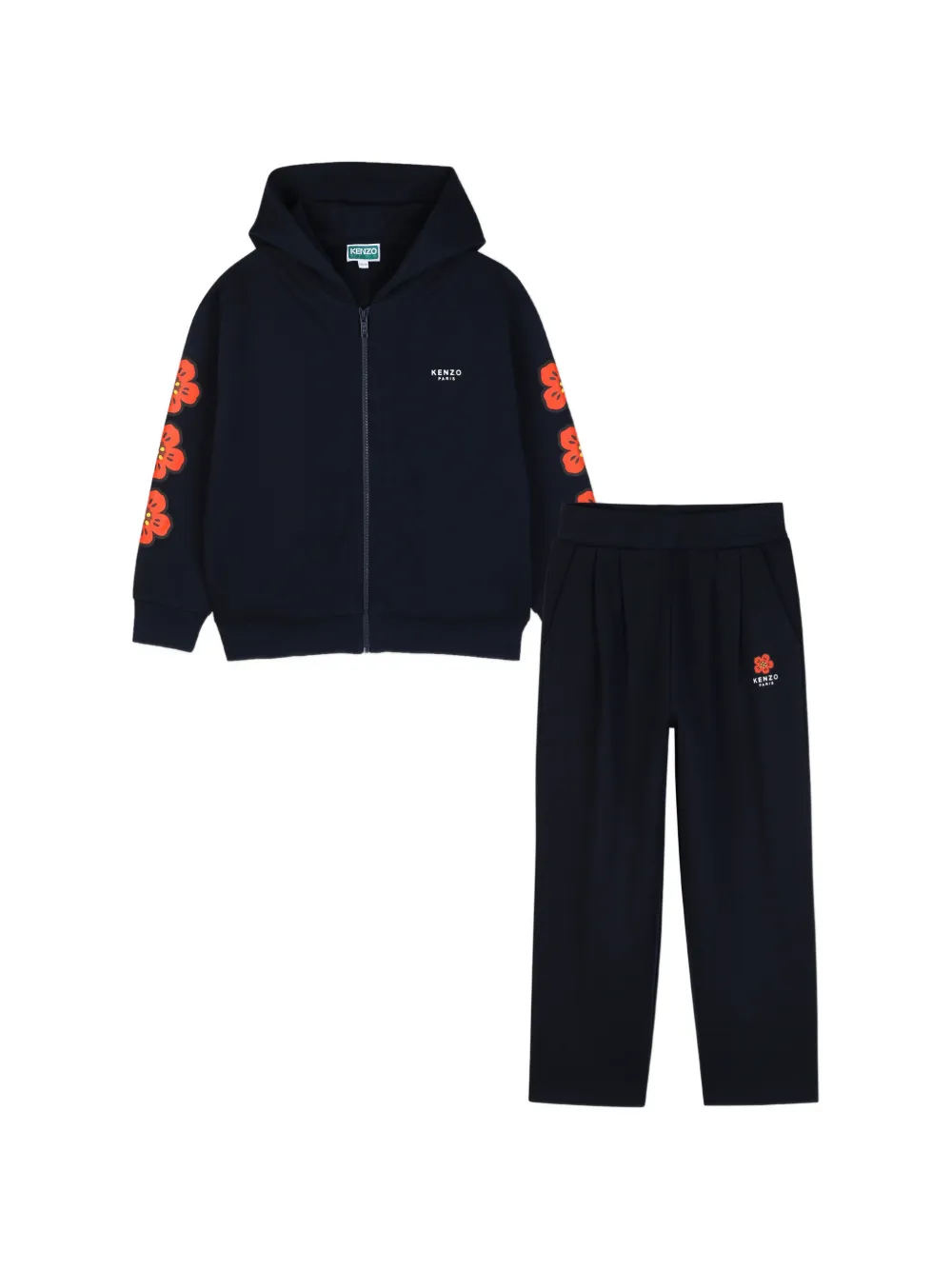 Kenzo Kids Tuta sportiva Boke Flower - Blu
