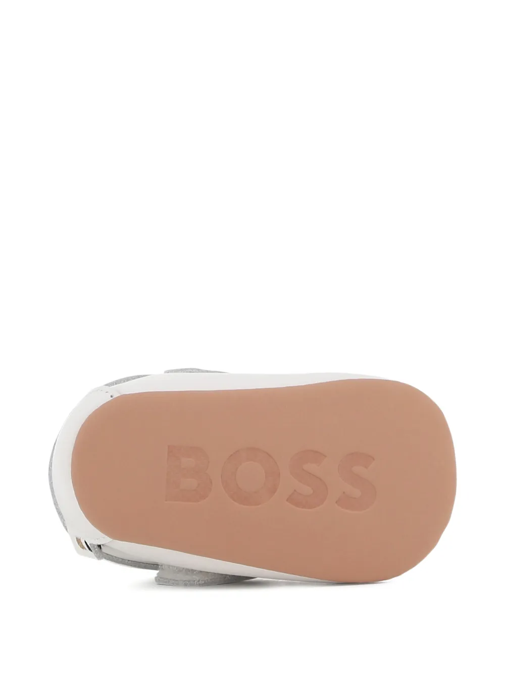 BOSS Kidswear Enkellaarzen met klittenband Wit