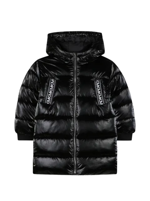 Michael Kors Kids chamarra capitonada con capucha
