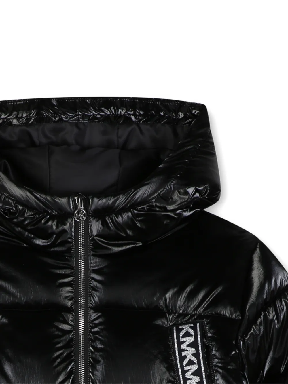 Michael Kors Kids Gewatteerd jack Zwart