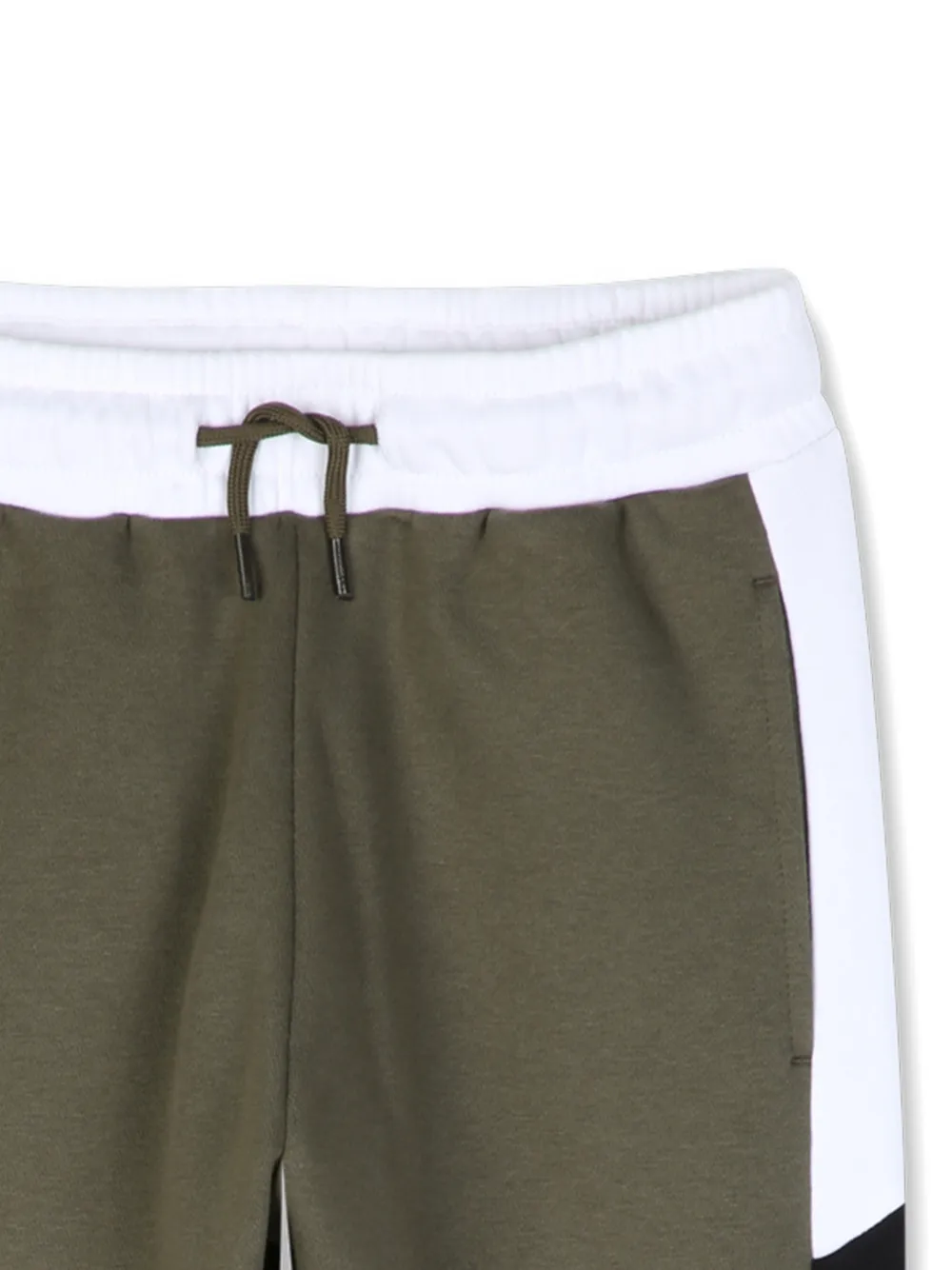 BOSS Kidswear Trainingsbroek met logoprint Groen
