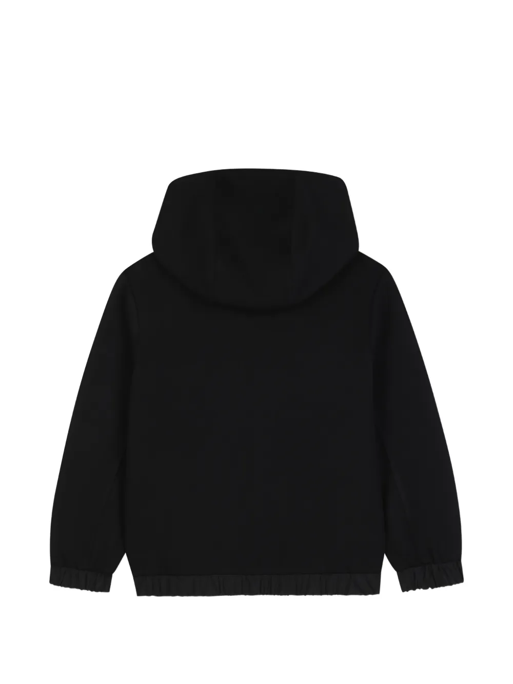 Karl Lagerfeld Kids Hoodie met logoprint en rits Zwart
