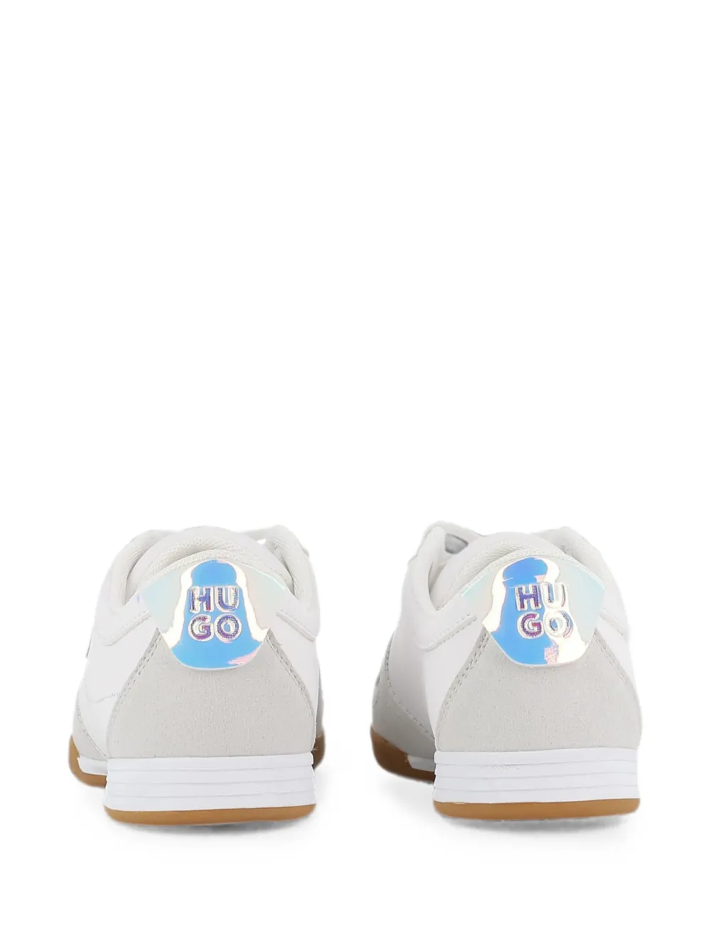 HUGO KIDS Sneakers met patch Wit