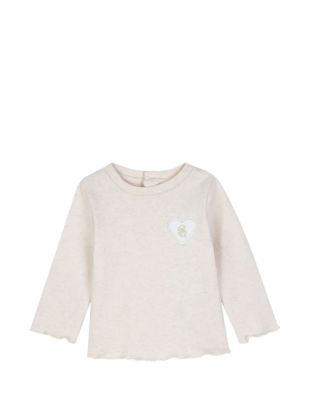 Chloé Kids T-shirt con applicazione - Toni neutri