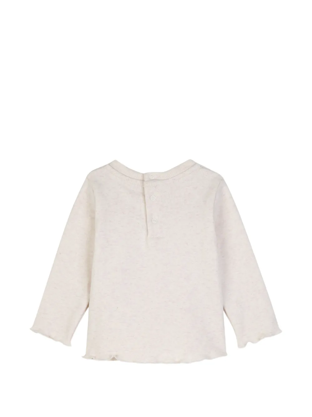 Chloé Kids T-shirt met hartpatch Beige