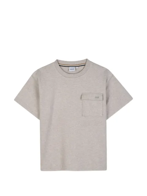 BOSS Kidswear flap-pocket T-shirt