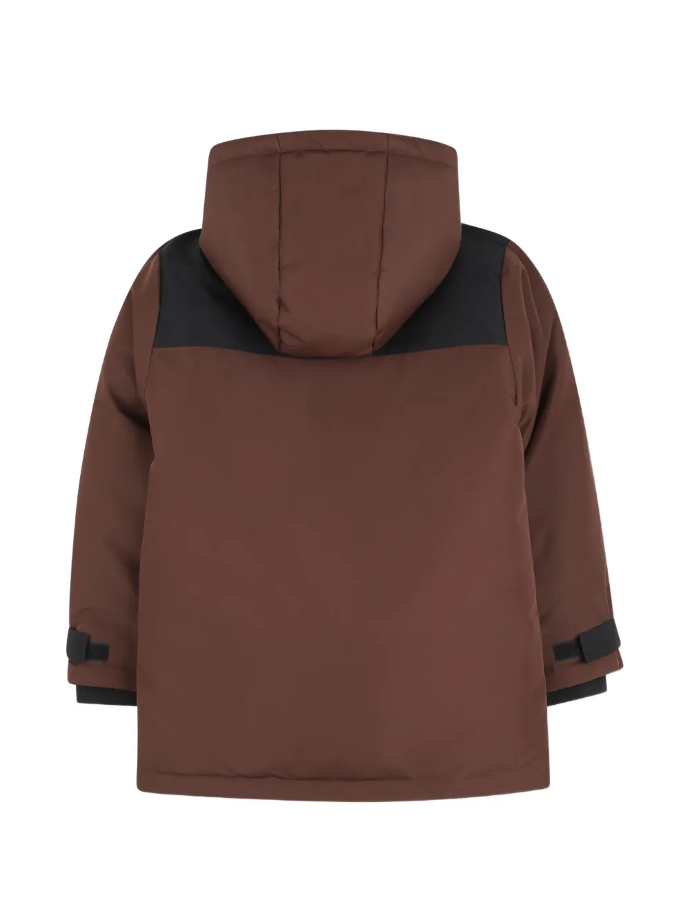 HUGO KIDS Parka met colourblocking Bruin