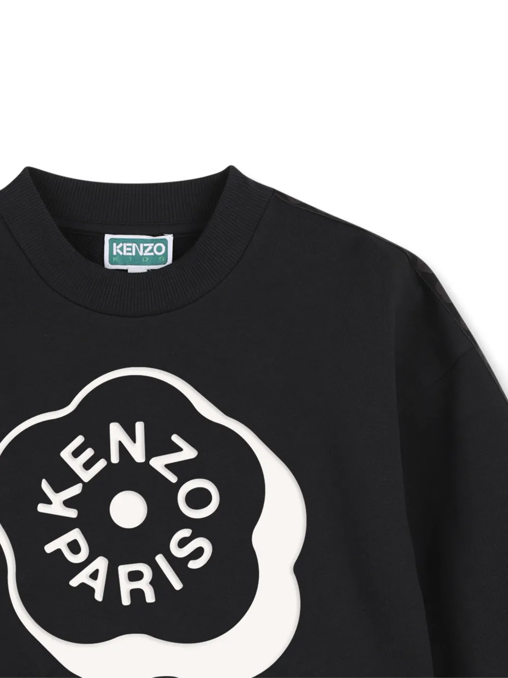 Kenzo Kids Sweater met bloemenprint Zwart