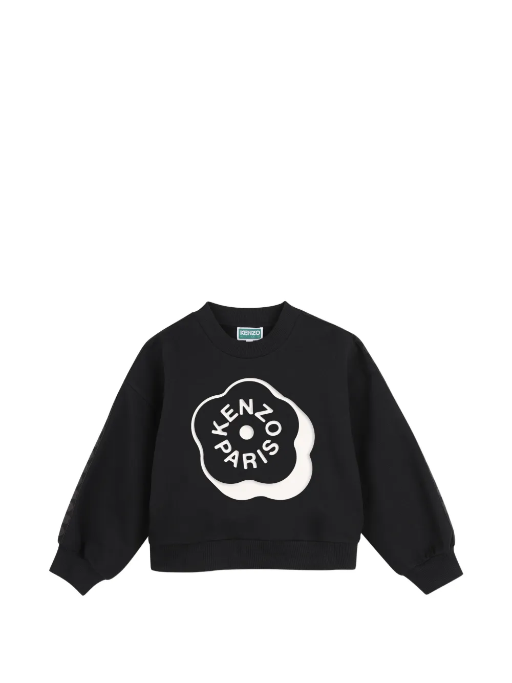 Kenzo Kids Felpa a fiori - Nero