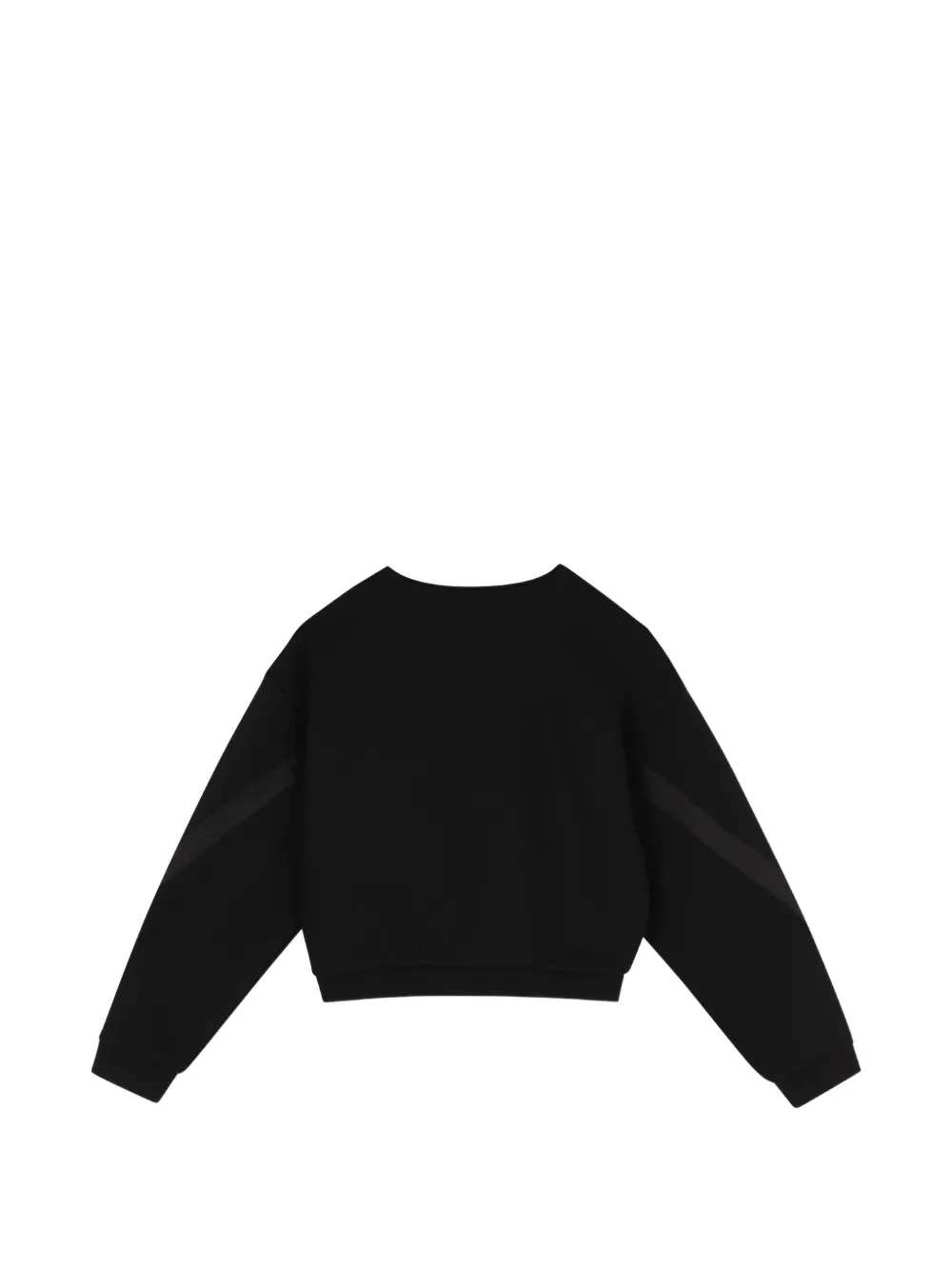 Givenchy Kids Sweater met geborduurd logo en knoop-detail Zwart