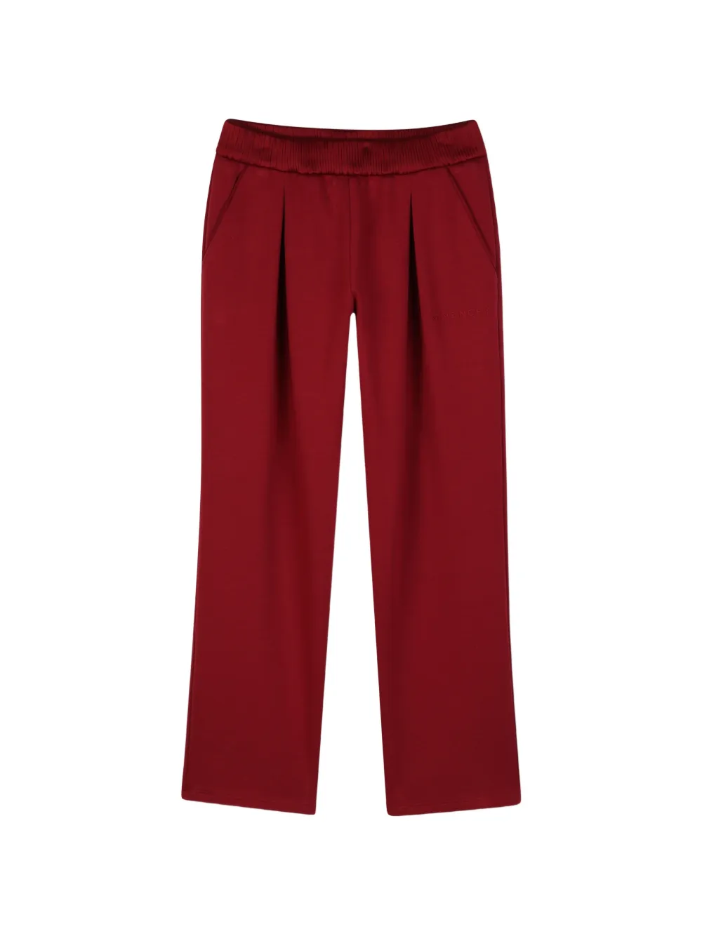 Givenchy Kids Pantaloni sportivi con ricamo - Rosso