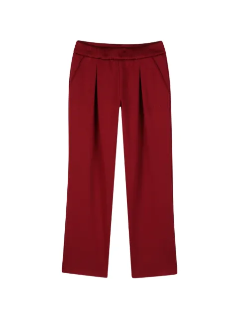 Givenchy Kids pleated logo-embroidered track pants