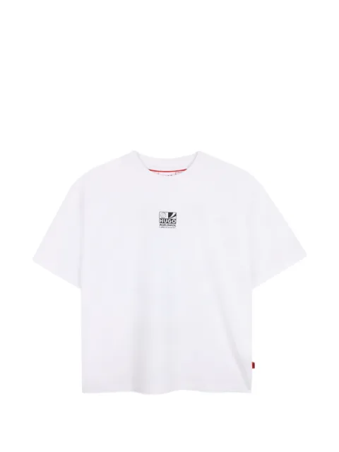 HUGO KIDS logo-print cotton T-shirt
