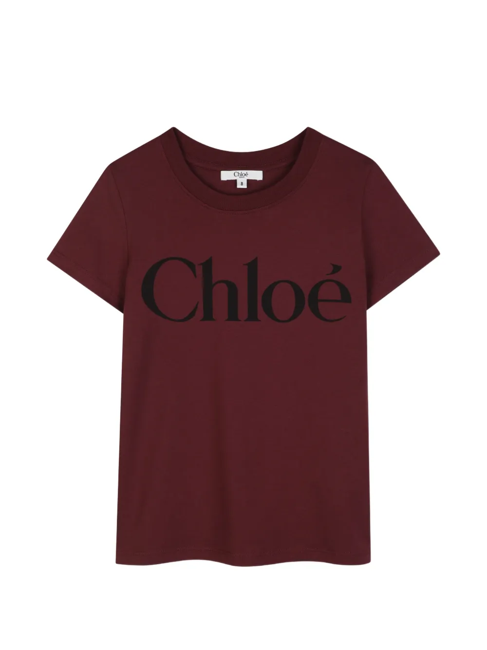 Chloé Kids T-shirt con logo - Rosso