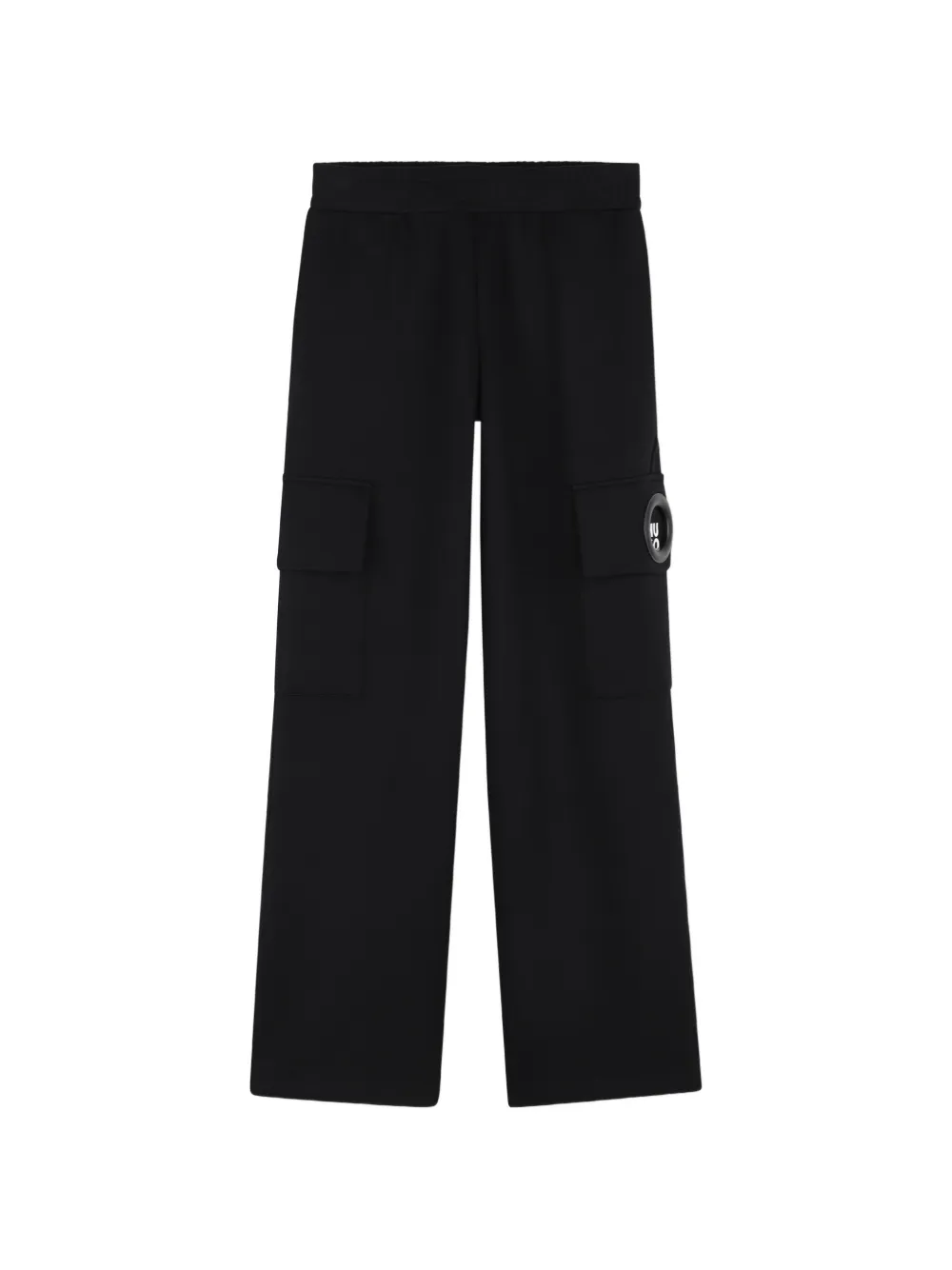 HUGO KIDS Cargohose mit Logo-Patch - Schwarz