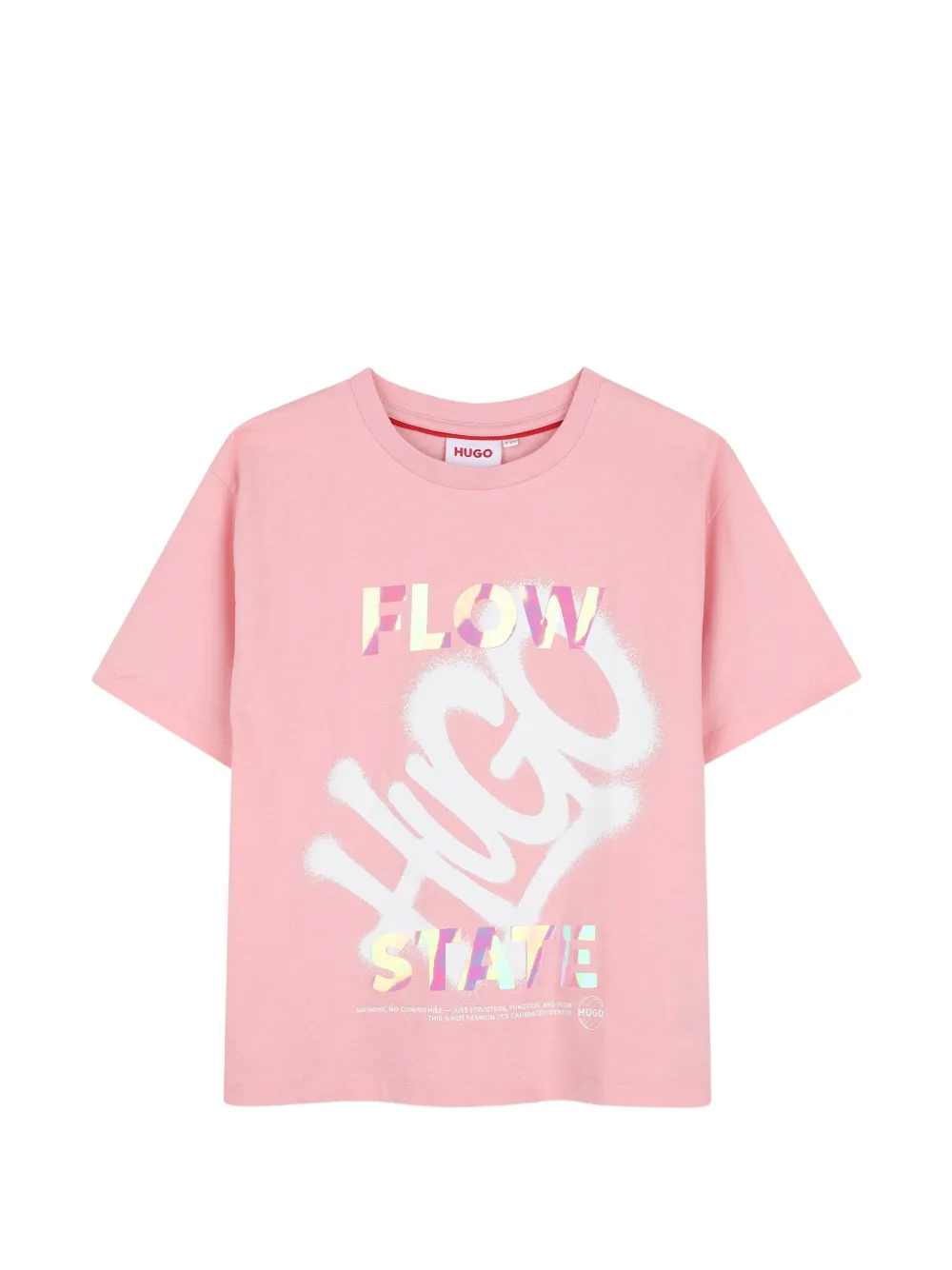 HUGO KIDS T-shirt con stampa - Rosa