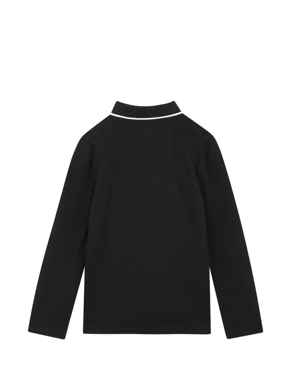 BOSS Kidswear Poloshirt met logoprint Zwart