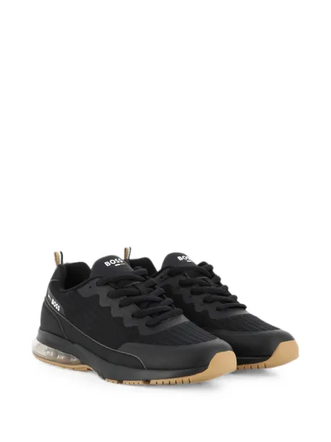 BOSS Kidswear tenis con paneles y logo estampado