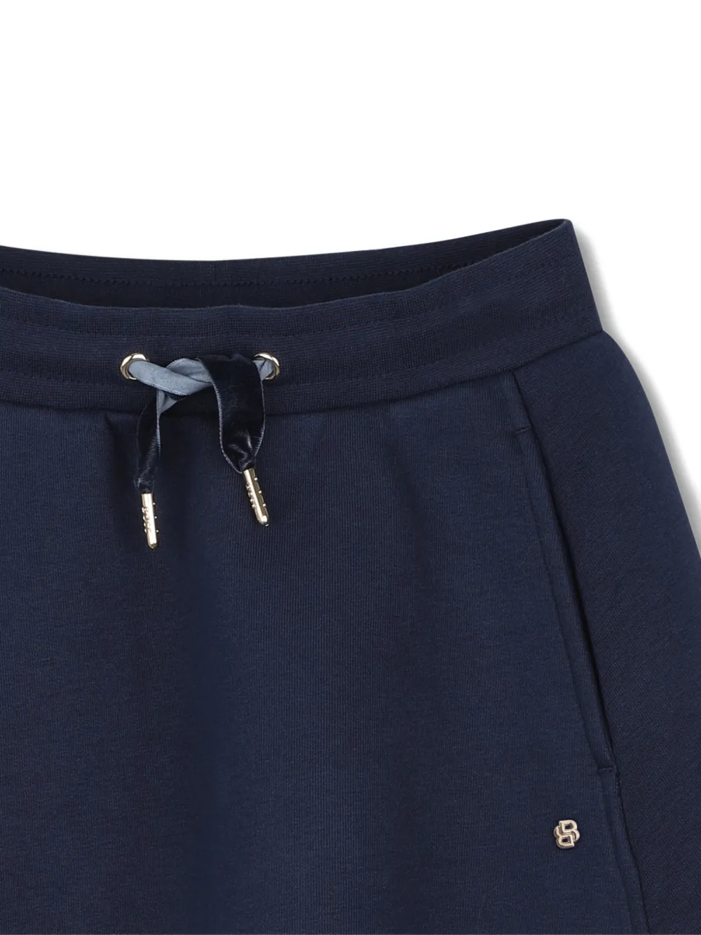 BOSS Kidswear Flared rok met trekkoord Blauw