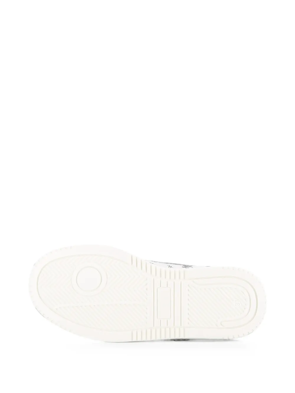 Marc Jacobs Kids cartoon-print touch-strap sneakers Wit