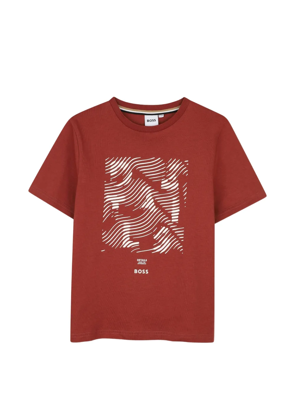 BOSS Kidswear T-shirt con grafica - Rosso