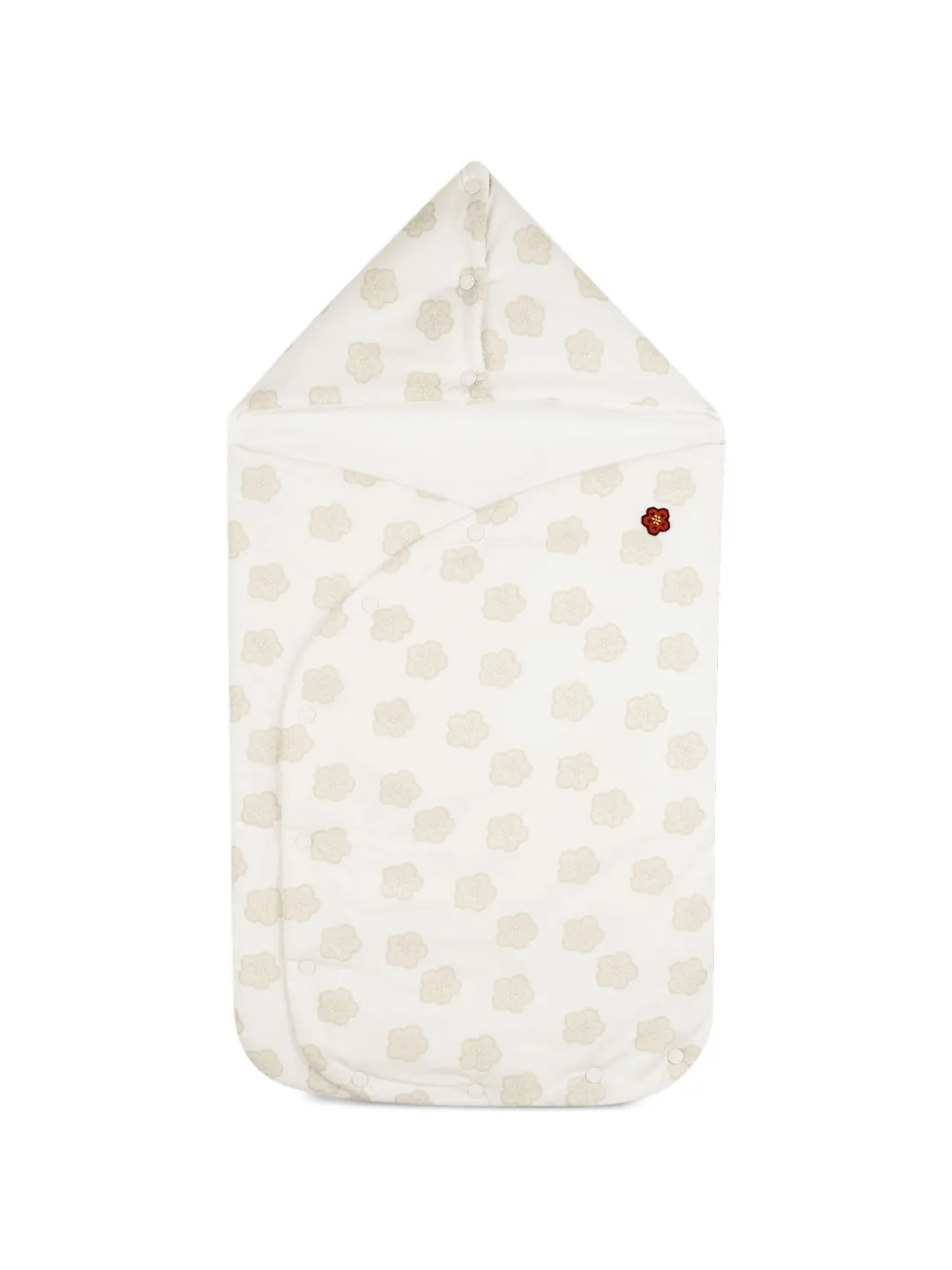 Kenzo Kids Boke Flower-print sleeping bag - Toni neutri