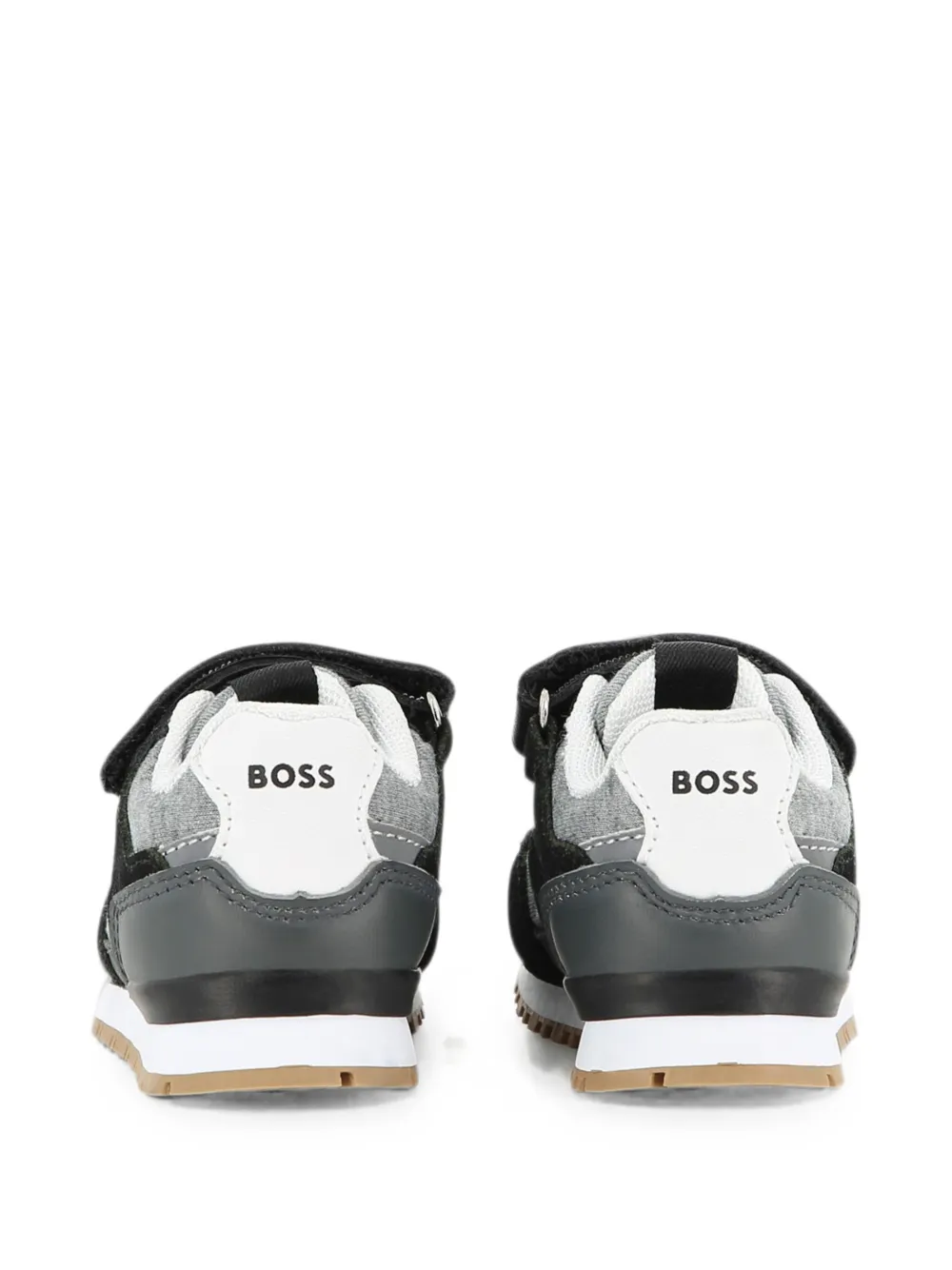 BOSS Kidswear Sneakers met klittenband Zwart