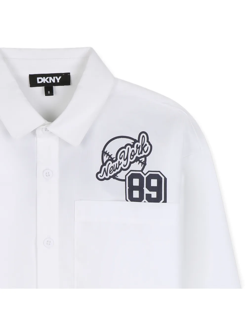 Dkny Kids Shirt met borstzak Wit