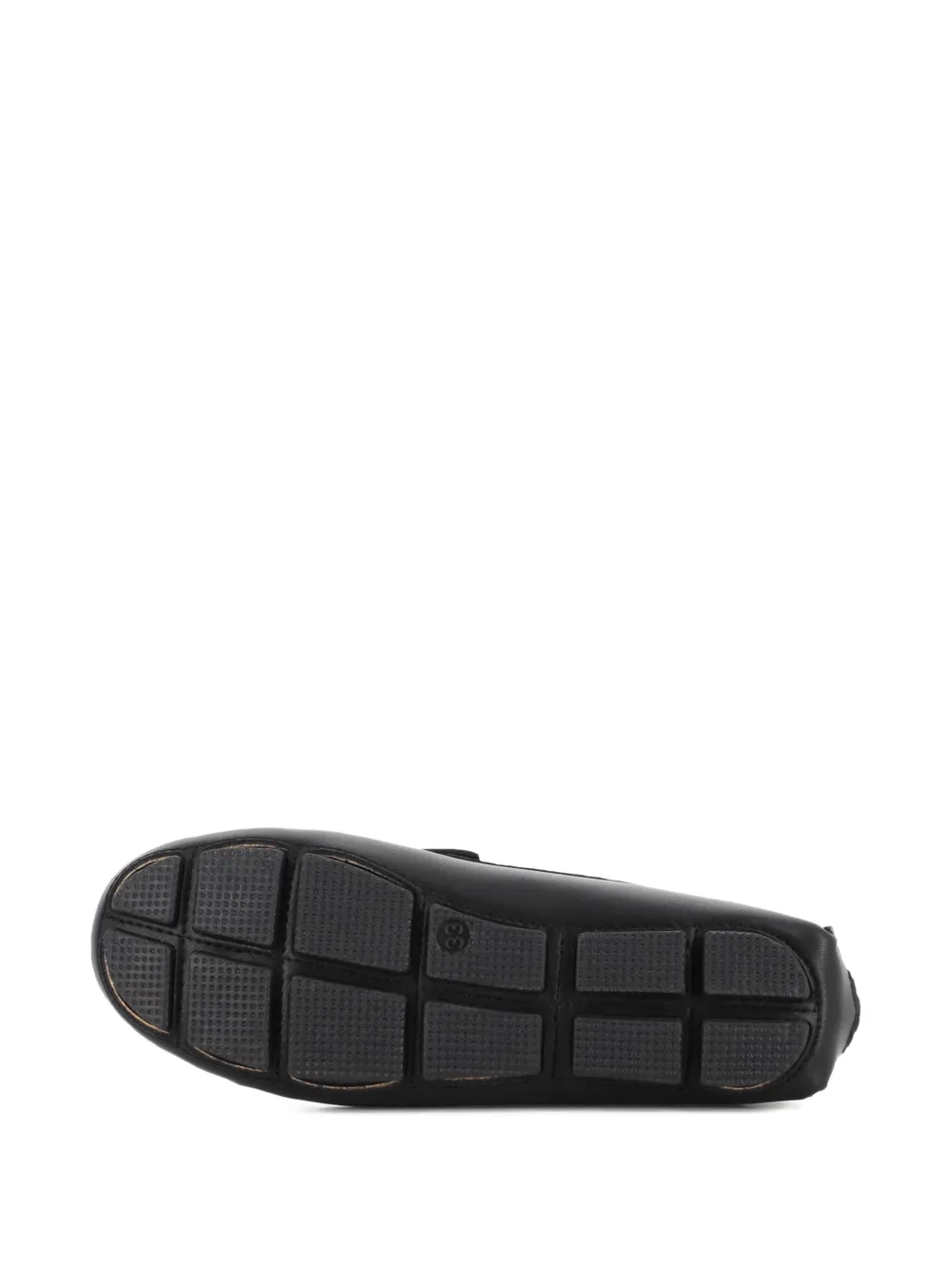 BOSS Kidswear logo-embossed loafers Zwart