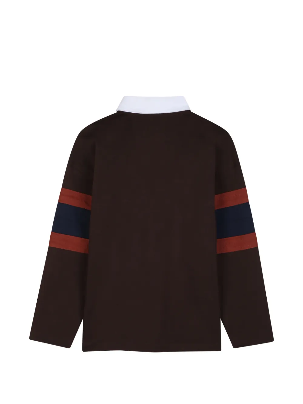 BOSS Kidswear Gestreept poloshirt Bruin