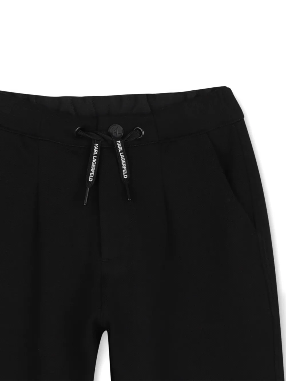 Karl Lagerfeld Kids Broek met logoprint Zwart