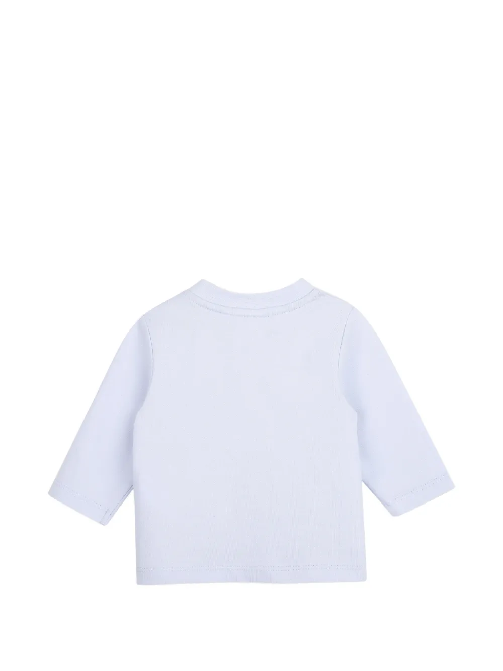 BOSS Kidswear T-shirt met lange mouwen Wit