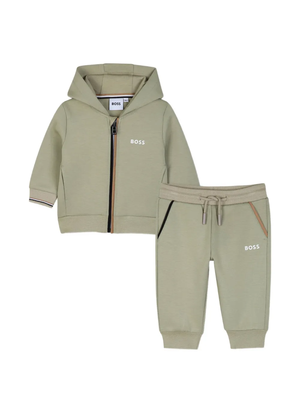 BOSS Kidswear Pantaloni sportivi con stampa - Verde