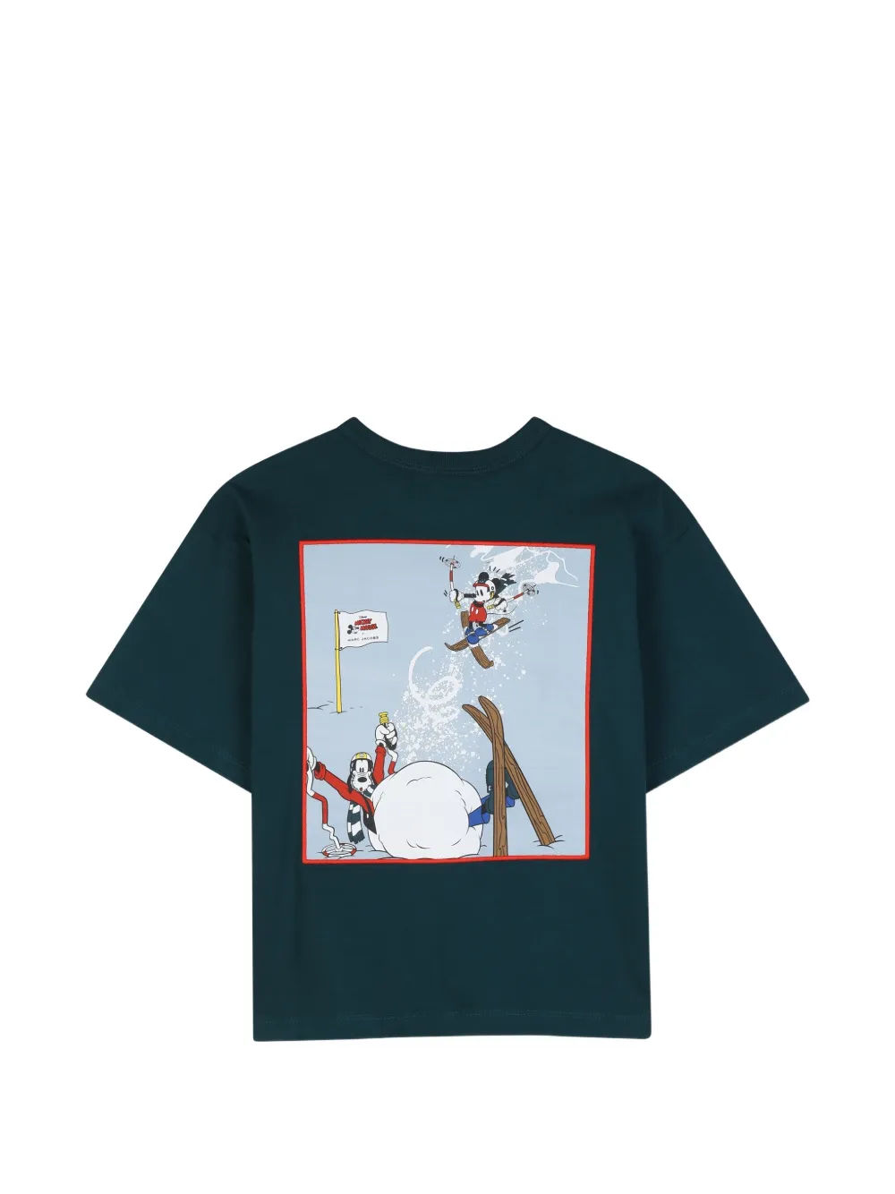 Marc Jacobs Kids x Disney T-shirt met grafische print en patch Groen