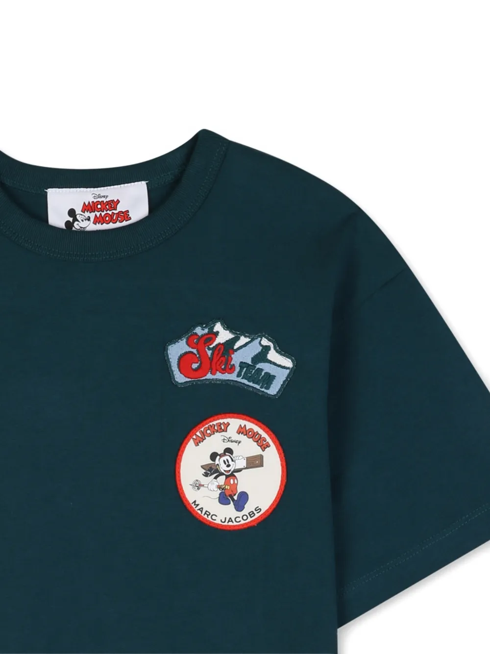 Marc Jacobs Kids x Disney T-shirt met grafische print en patch Groen