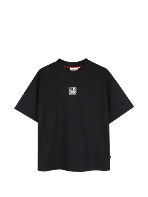 HUGO KIDS logo-print short-sleeve T-shirt